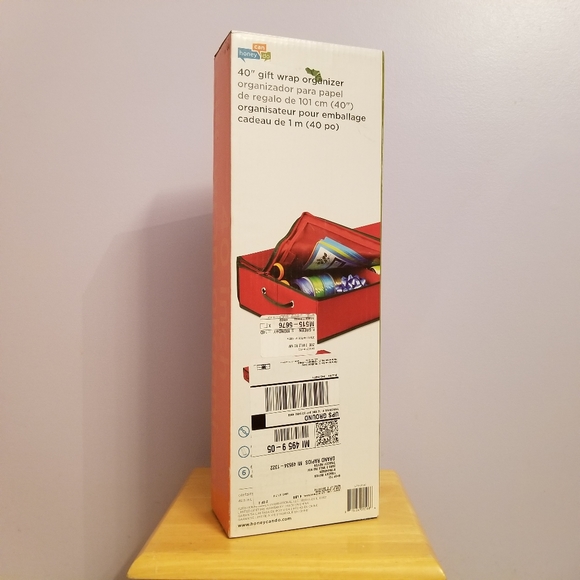 NIB 40" Gift Wrap Organizer - Picture 4 of 4